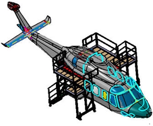 Main rotor maintenance platform