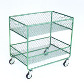 Trolley/container with two baskets