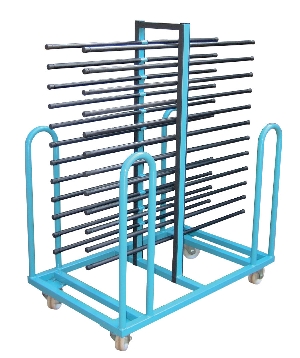 Panel rack trolley