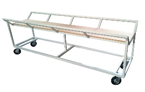 Roll transport stretcher trolley