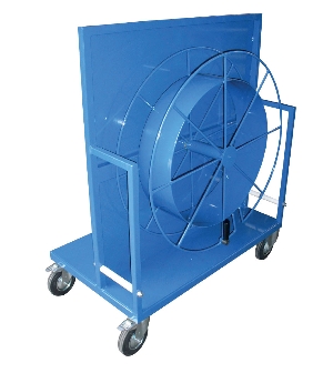 Trolley with cable reel