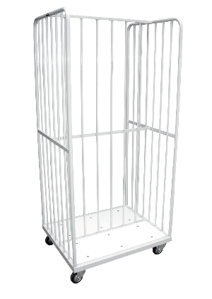 Double-front trolley shelving