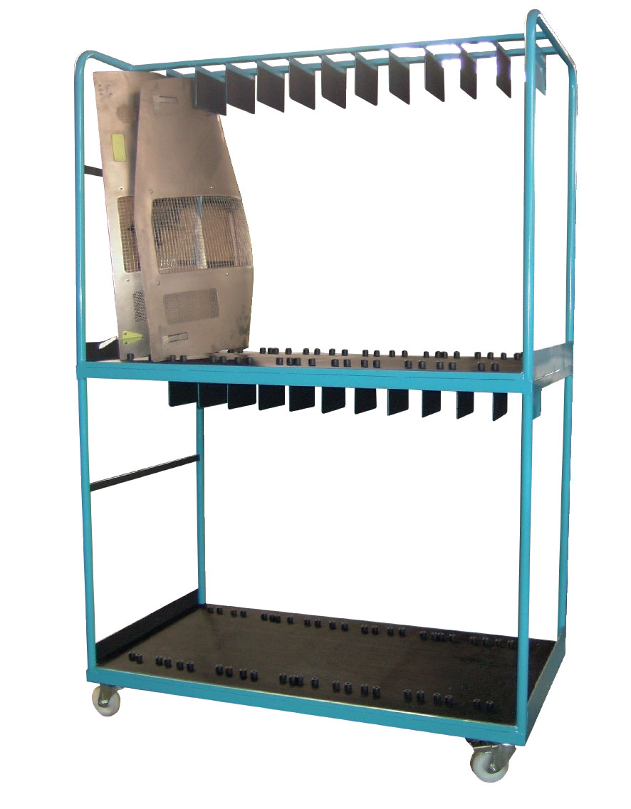 Special products 2-Tier shelving for storing and handling pilot doors ...