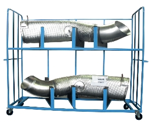 Carrello sostegno tubi di scarico